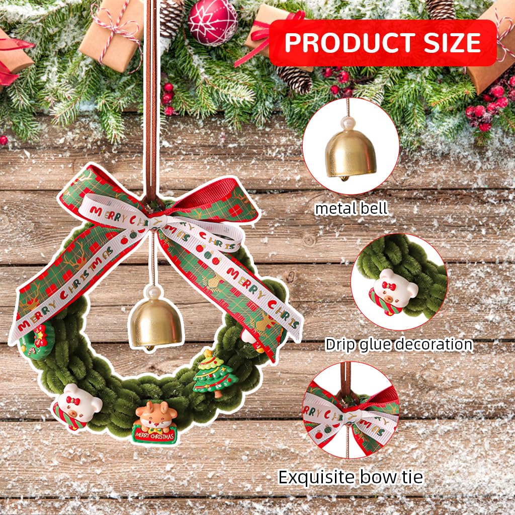 HASTHIP Christmas Wreath with Bells - Handmade Decor -3 HASTHIP Christmas Wreath with Bells - Handmade Decor -3