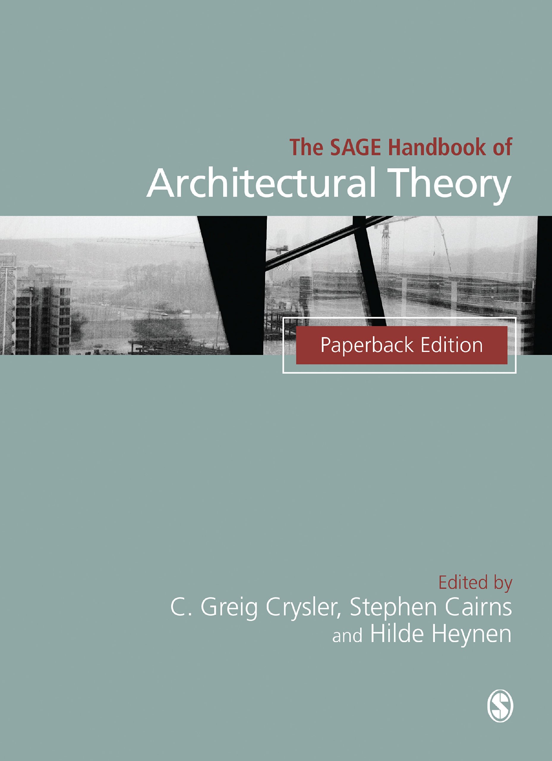 The SAGE Handbook of Architectural Theory volume prestigieux de recherche en architecture
