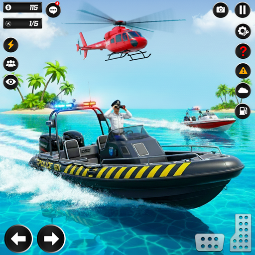 Ultimatives Kreuzfahrtschiff-Fahrsimulationsspiel - Offroad-Polizei-Frachttransport-LKW-Spiele 3d