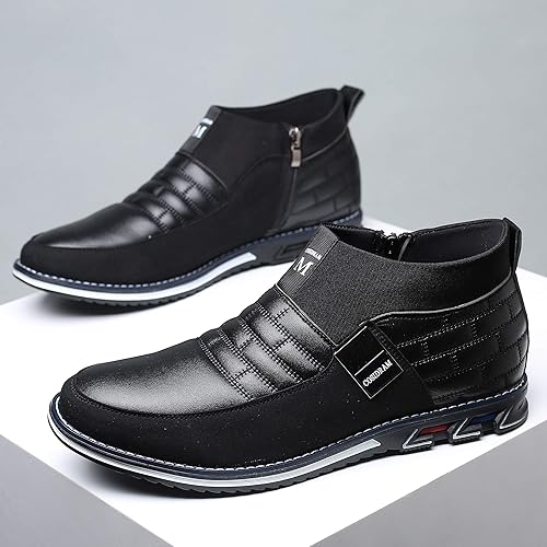 Miniatura 6 de COSIDRAM Zapatos casuales para hombre, mocasines altos, cómodos, para caminar, botas para hombre