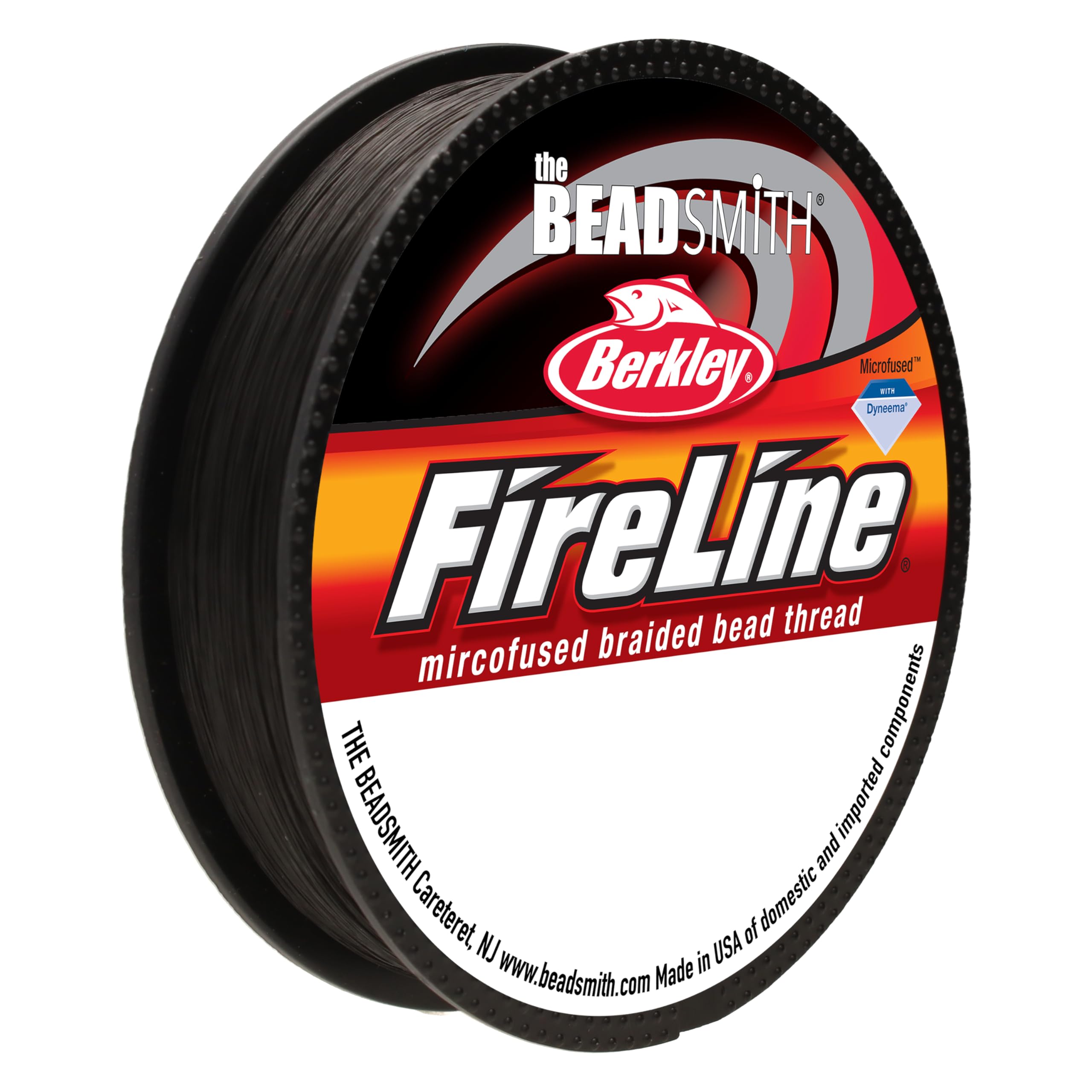 Beadsmith 8Lb Burkley Fireline Braided Bead Thread .007" .17Mm Smoke Grey