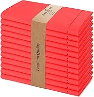 Vista 19 de Urban Villa - Juego de 12 servilletas de tela de 50 x 50 centímetros 100% algodón, servilletas lavables, duraderas, reutilizables y absorbentes