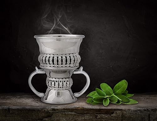 Miniatura 9 de AM Regal Metal Bakhoor - Quemador de incienso e incienso Bukhoor Naaim (paquete de 12)