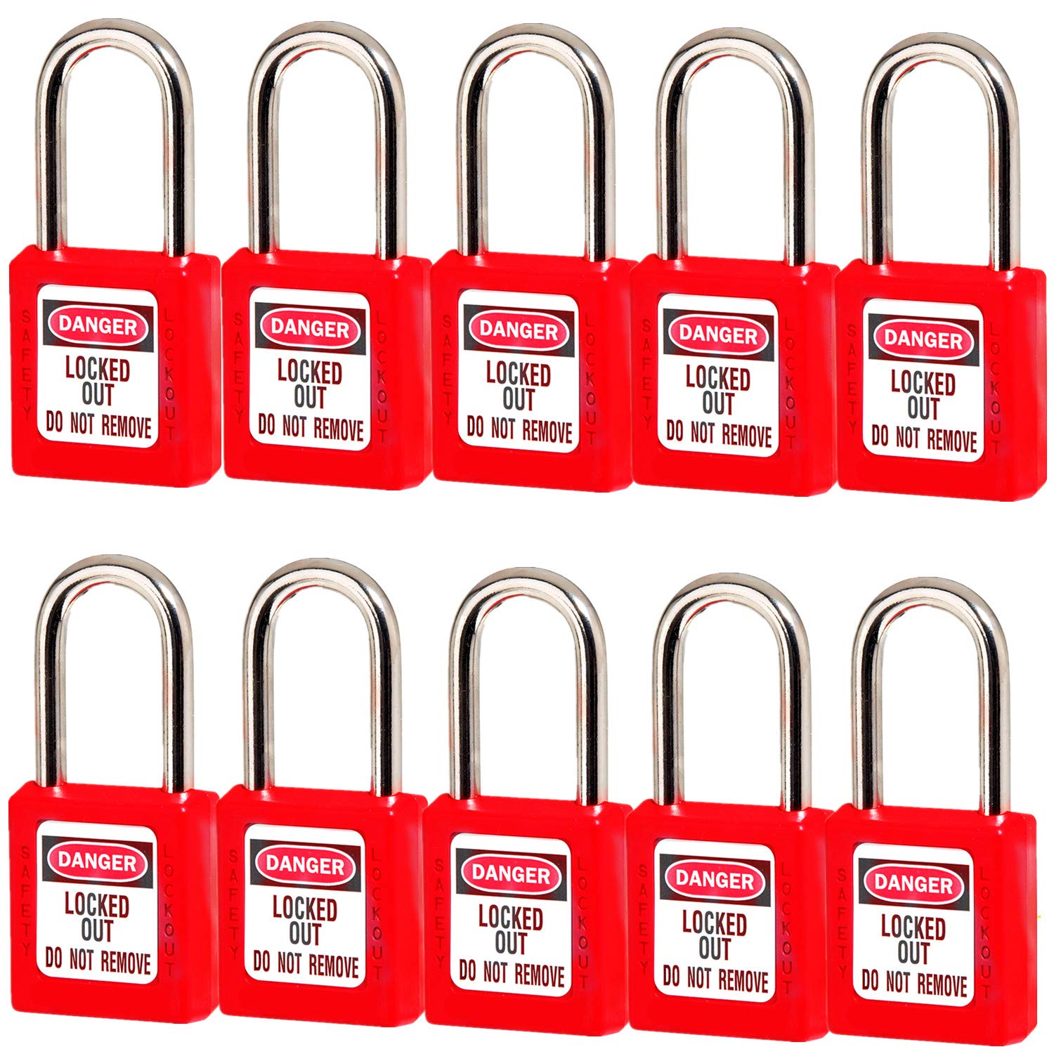 Buy Lockout Tagout Locks, Safety Padlock, Keyed Differently Loto Safety