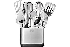 Oxo Steel Essentials 15-Piece Stainless Steel Kitchen Utensil Set