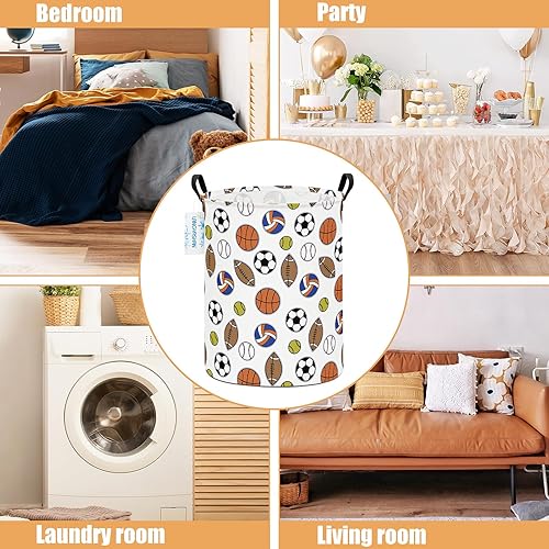 Miniatura 191 de LANGYASHAN Contenedor de almacenamiento, cesta organizadora plegable de tela de lona para ropa sucia, contenedores de juguetes, cestas de regalo, Un