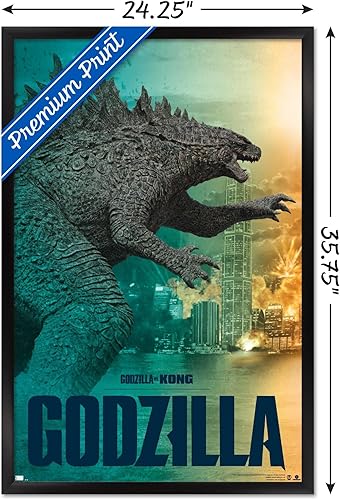 Miniatura 3 de Trends International Godzilla vs. Kong - Póster de pared Godzilla