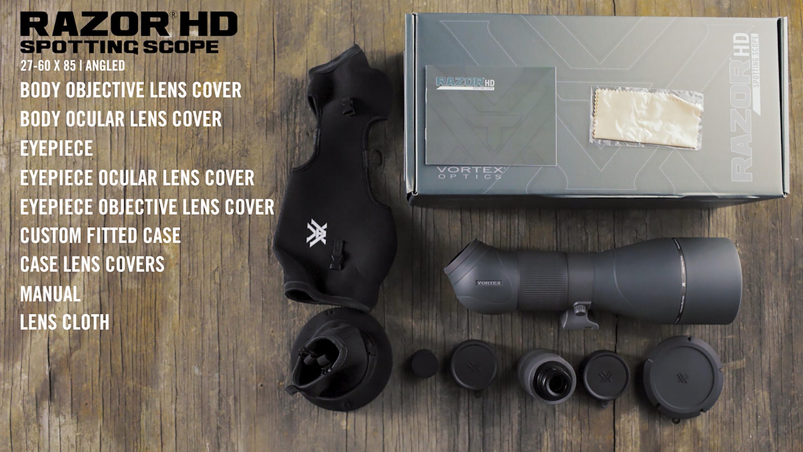 Amazon | Razor HD 27-60x85wa Spotting Scope Angled