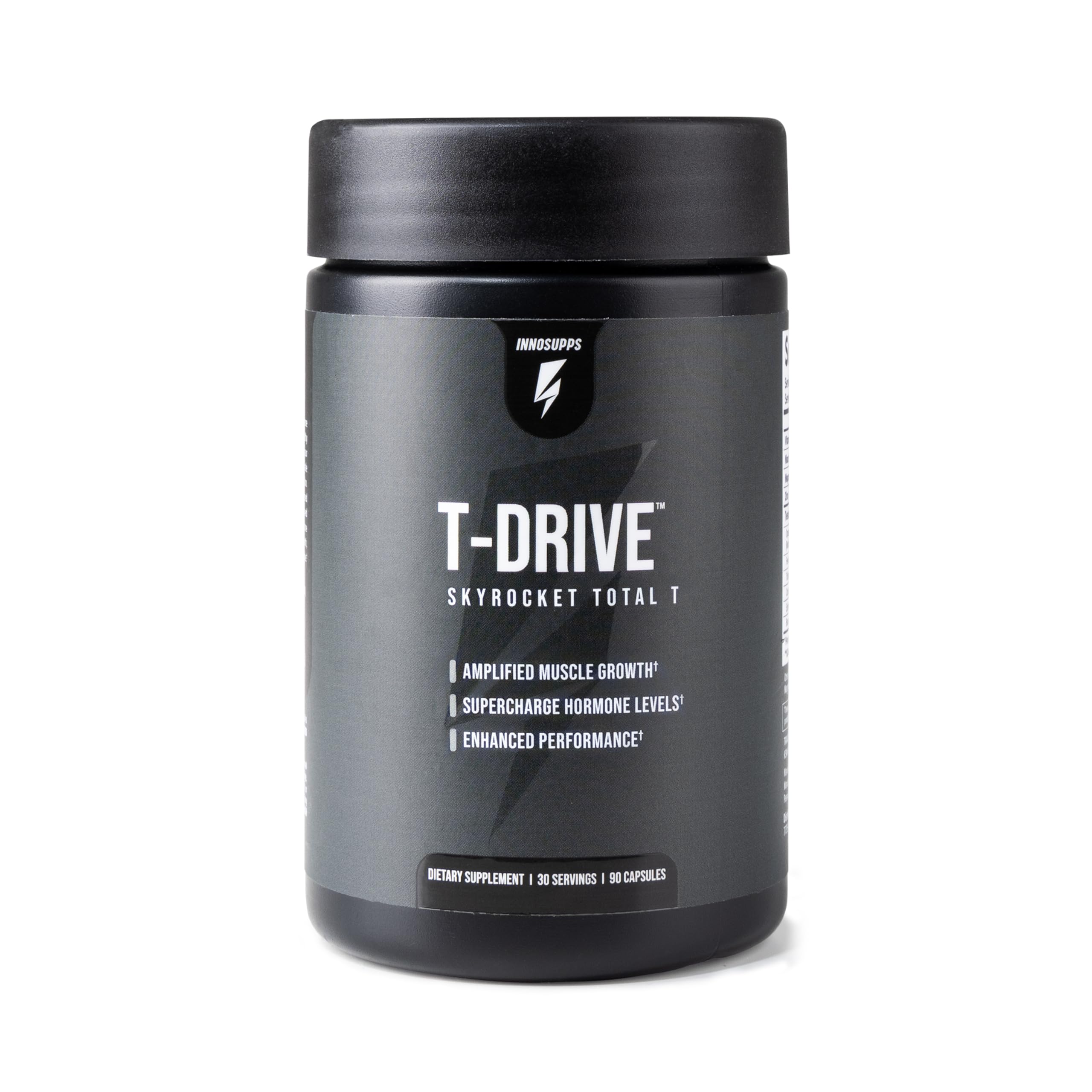 Sponsored Ad - InnoSupps : T-Drive | Testosterone Booster | Amplify Muscle Growth | KSM-66 Ashwagandha, Boron, Fenugreek | 90 Capsules