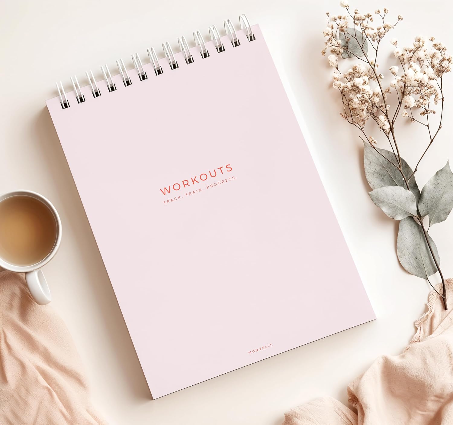 Gym Workout Log Notepad, Weight Training, Cardio, Exercise Tracker