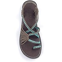 Flat Sandals for Women Palm Leaf
