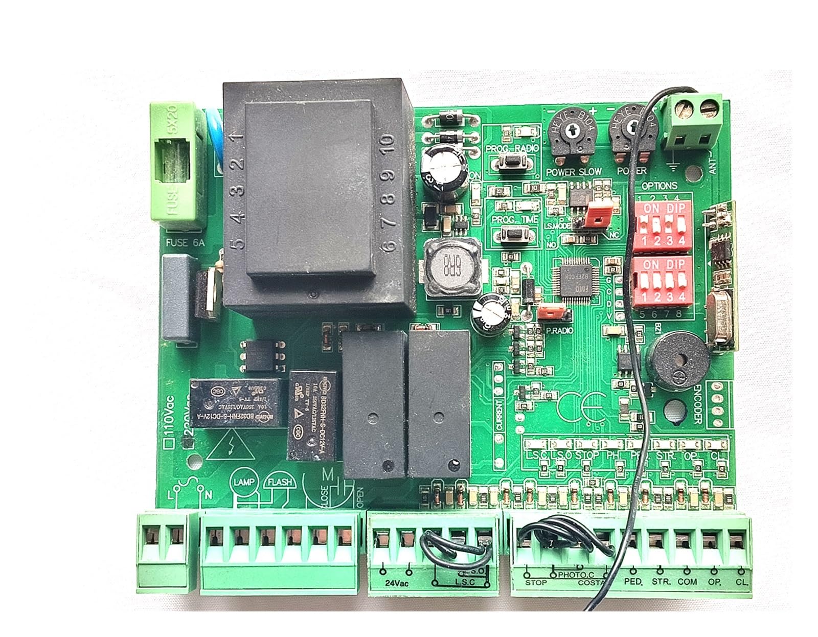Scheda PCB Da 220 V O 110 V CA for Pannello Di Controllo Dell'apricancello Scorrevole Automatico Pannello Di Controllo Smart Control Center Sostituire I Raccordi | Kit 4