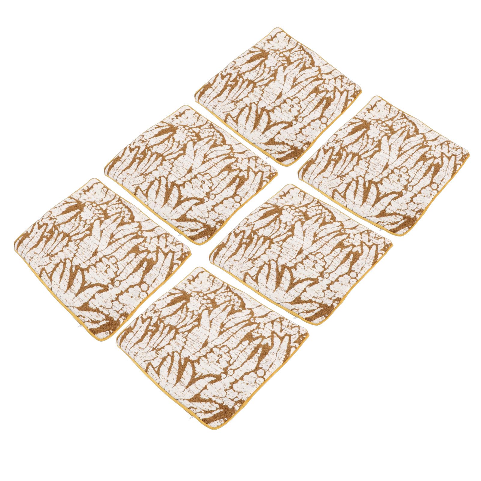 Jectse Federe per Cuscini, Federe Decorative per Fattoria, Confezione da 10, Morbide Fodere per Cuscini in Poliestere per Divano Letto, Soggiorno, Giallo Bianco (50,8x50,8 cm/20x20 pollici)