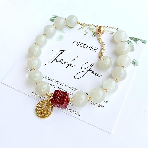 Miniatura 8 de Handmade Genuine Jade Abacus Shape Beaded Bracelet, Feng-shui Lucky Stone Chakra Healing Gemstone Crystal Beads Adjustable Bangle Stretch Jewelry