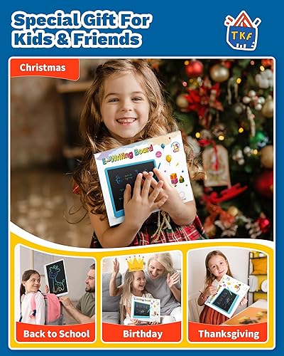 Miniatura 7 de TEKFUN Regalos de Pascua para niños, tableta de escritura LCD de 15 pulgadas, regalos para adolescentes y niños de 10 años en adelante, regalos de