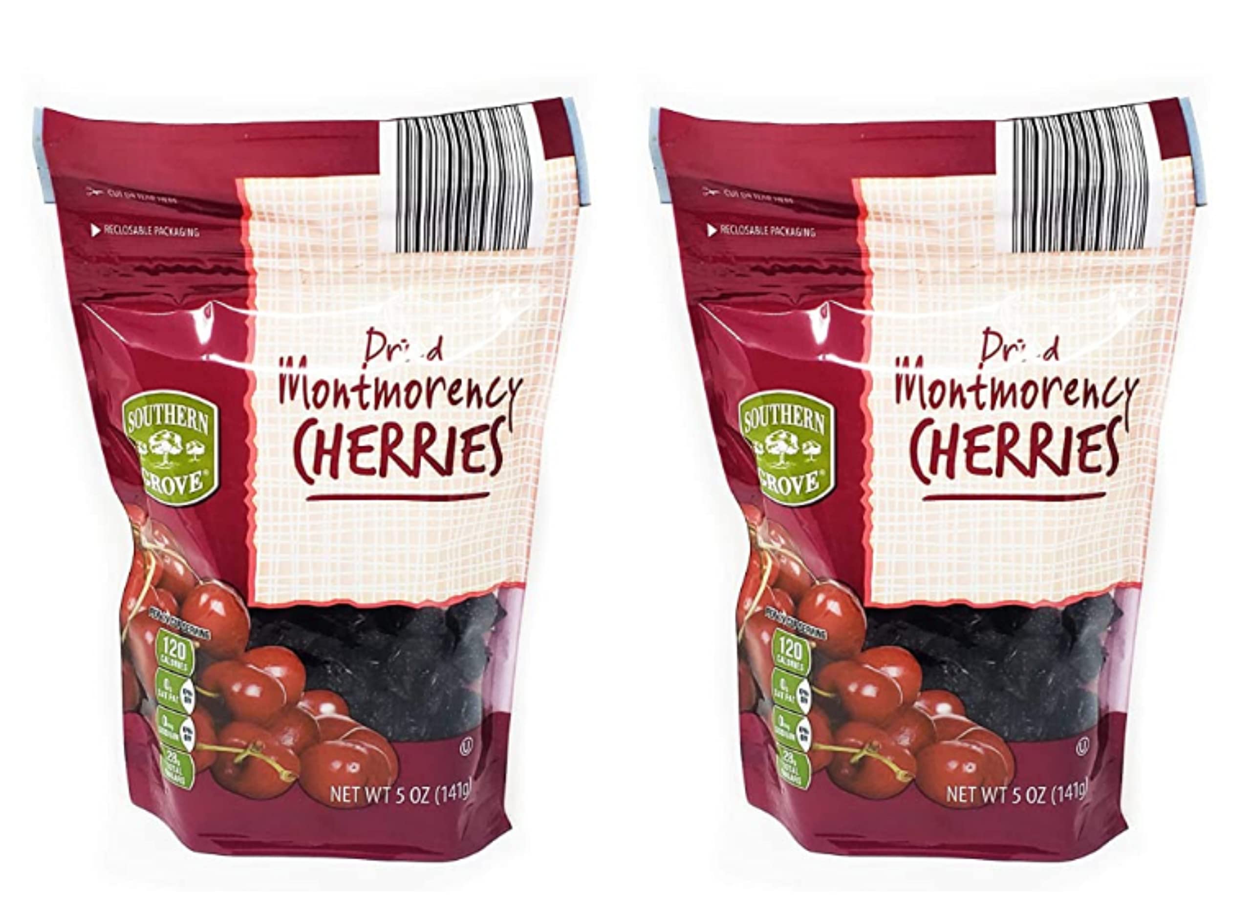 Southern Grove Dried Montmorency Cherries 5oz (2 packs)