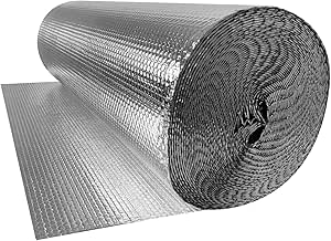 NAIZY Isolierfolie 1x30m Thermofolie Dach Doppelte AluLuftpolsterfolie