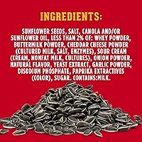 Vista 3 de DAVID Seeds Semillas de girasol jumbo saladas y tostadas con sabor a tocino a macarrones con queso, aperitivo apto para dieta cetogénica, bolsas