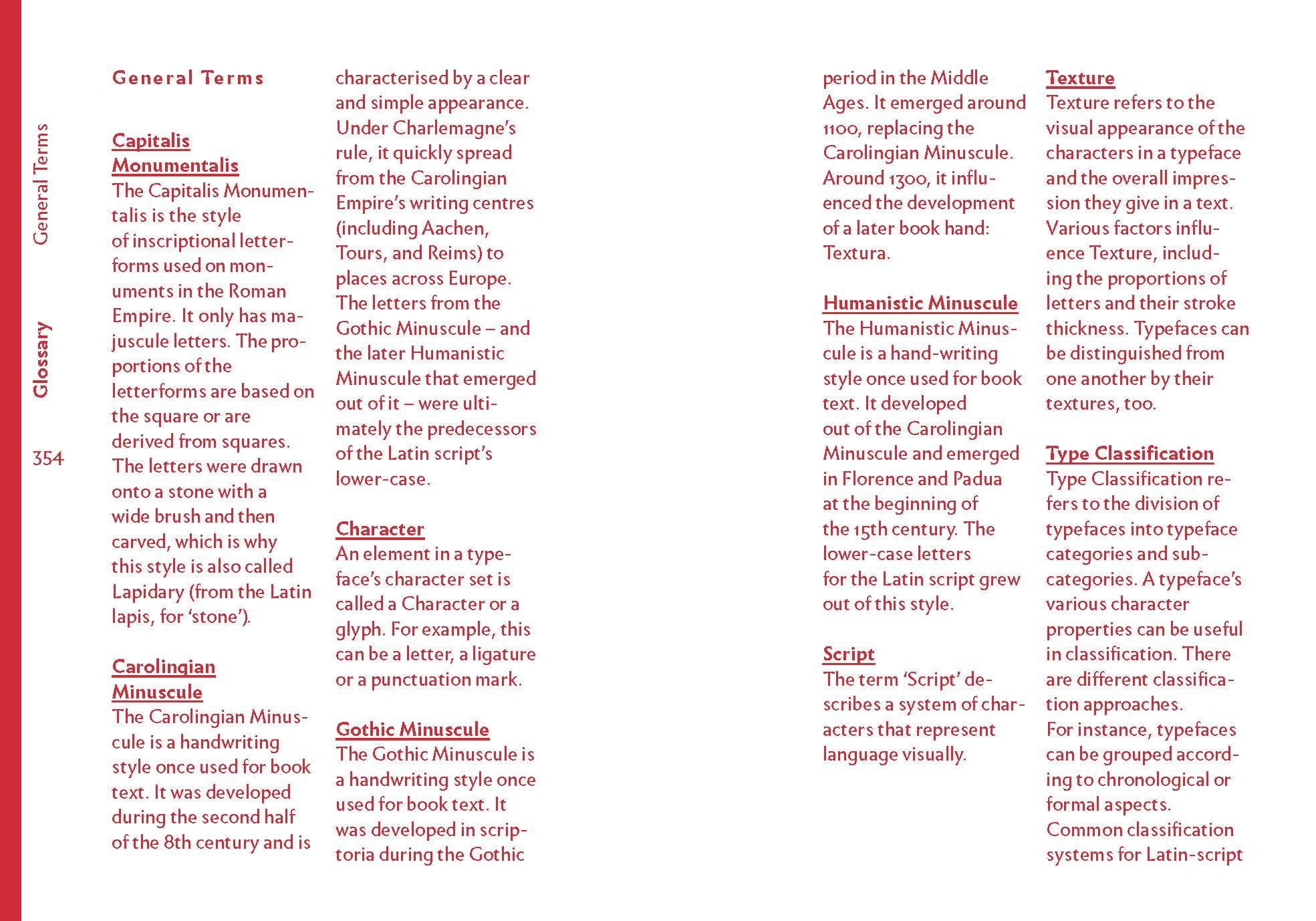 The quick classification guide for typography: A handbook for designers