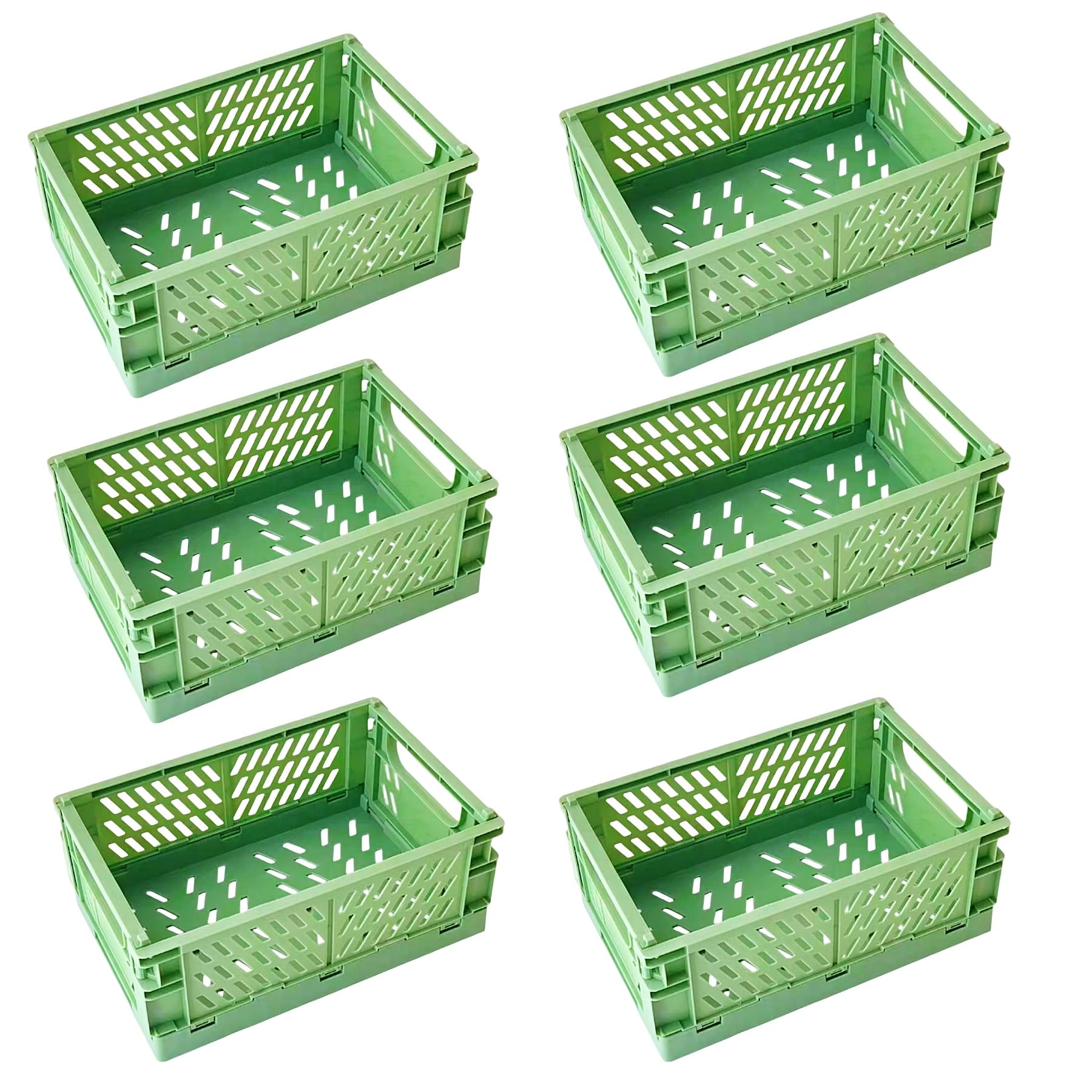 Cestini Portaoggetti Pieghevoli - 2 Pezzi, Giallo, 25x16x10 Cm, Per Cucina, Bagno, Ufficio