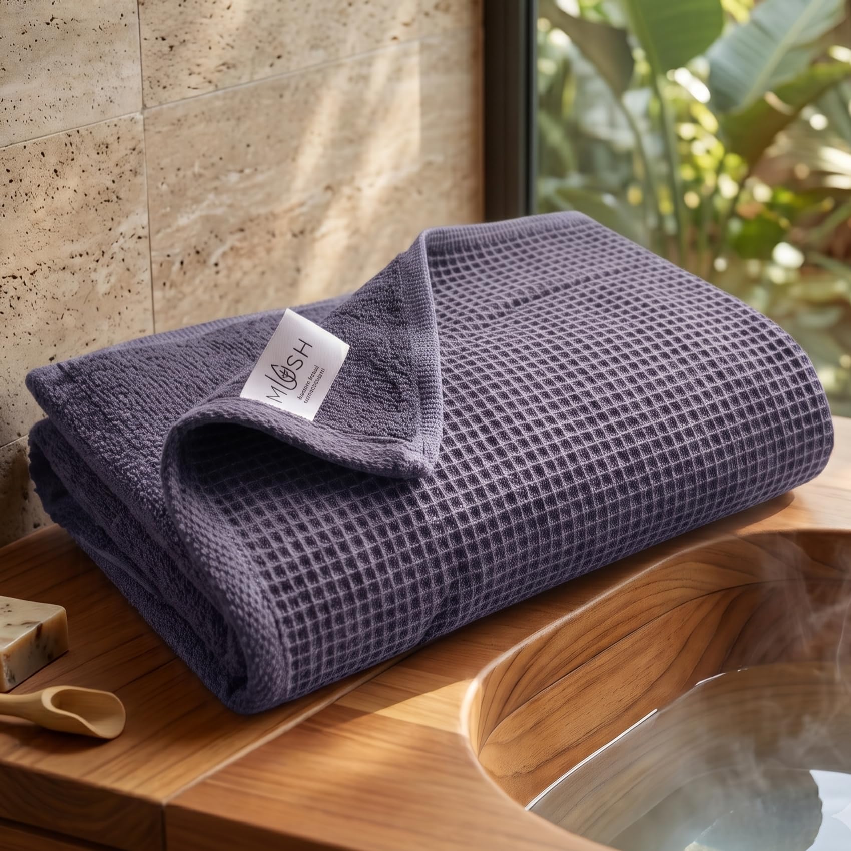 Mush Bamboo Bath Towels - Ultra Soft & Absorbent -17