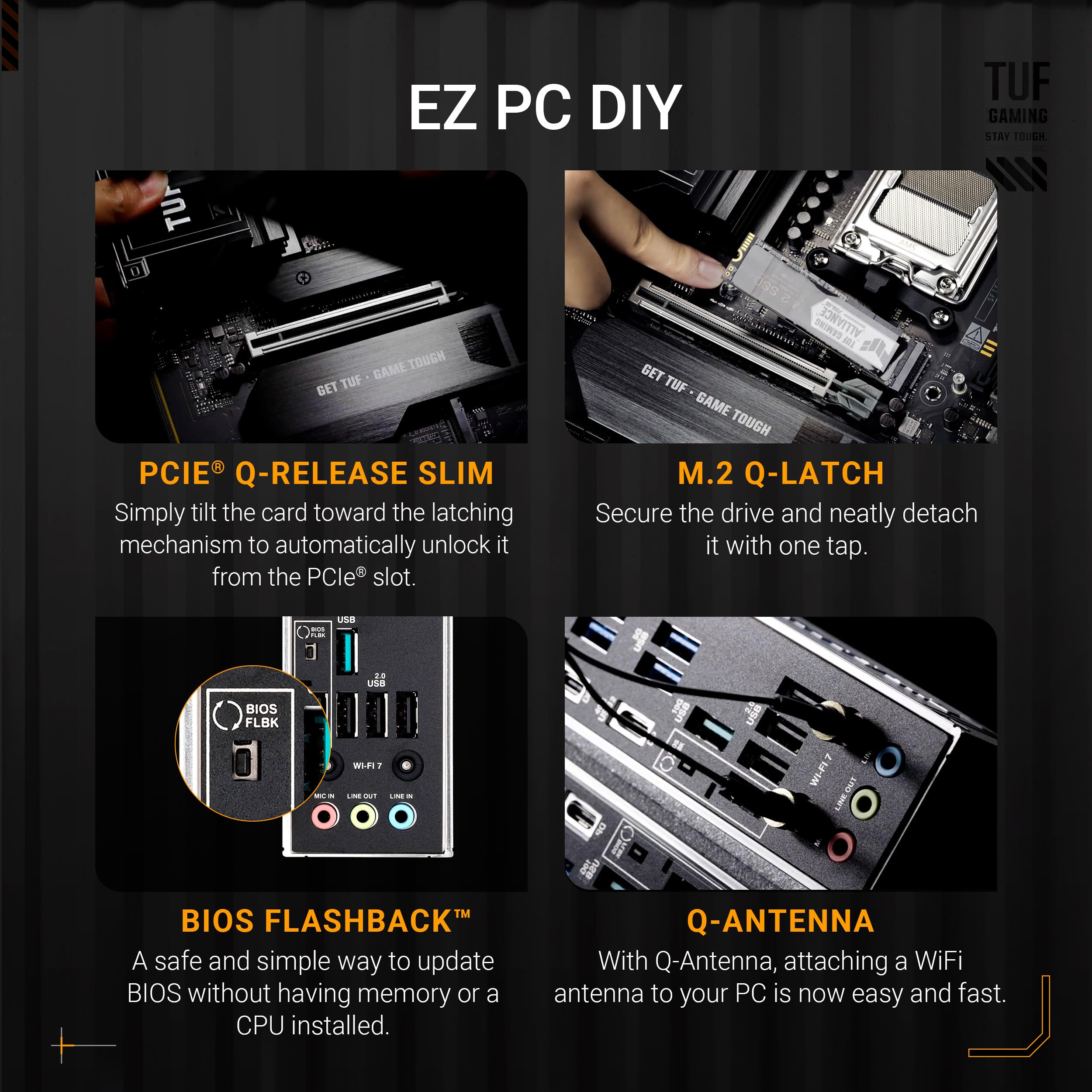 ASUS AM4 TUF Gaming X570-Plus (Wi-Fi) AM4 Zen 3 Ryzen 5000 & 3rd Gen Ryzen ATX Motherboard with PCIe 4.0, Dual M.2, 12+2 with Dr. MOS Power Stage