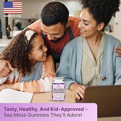 Miniatura 4 de Gomitas de musgo marino con saúco, raíz de bardana y vejiga para niños y adultos, 60