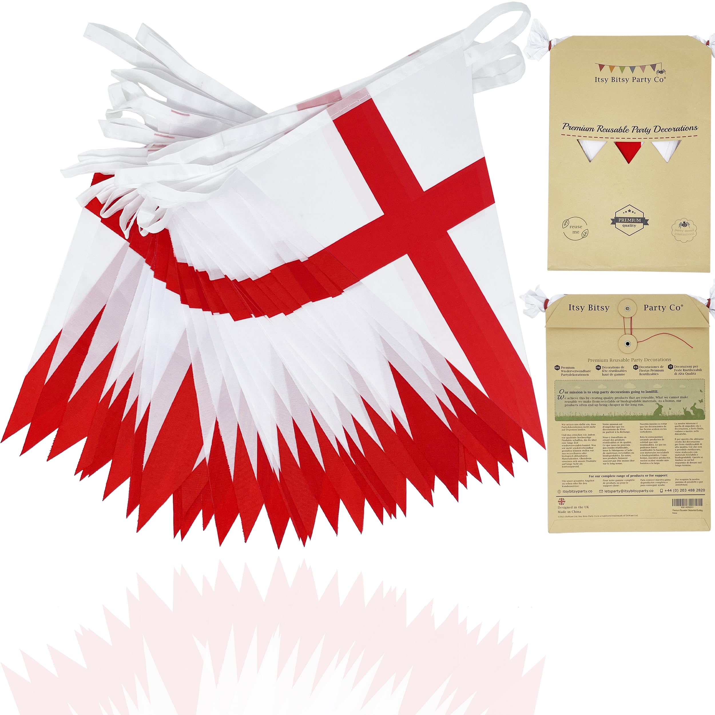 Buy Premium Reusable England Bunting England Bunting for Rugby World