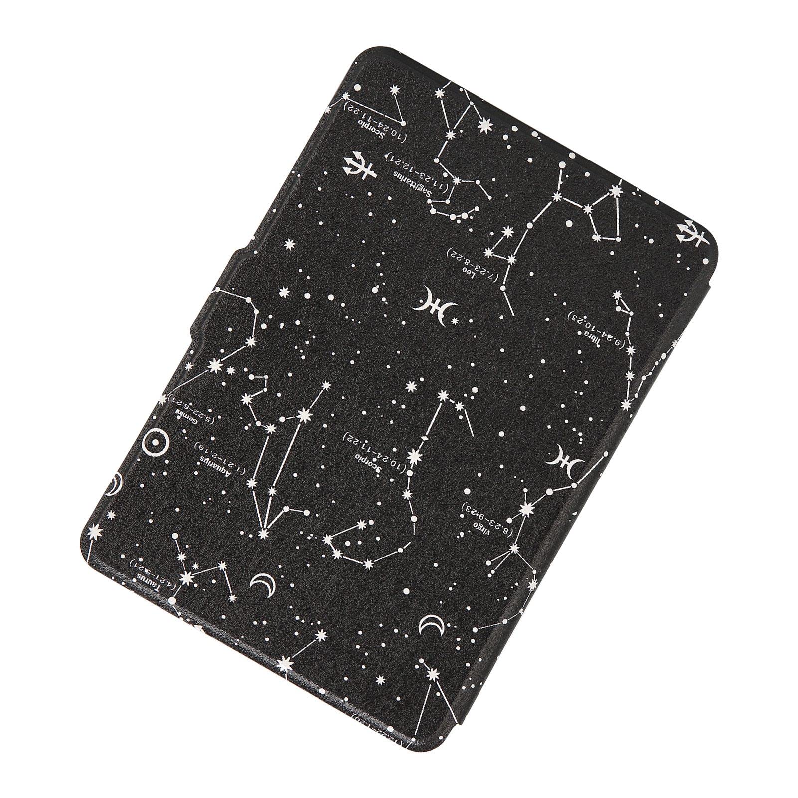 Funda Ive de Cuero PU Pintada para Lector de Libros Electrónicos Ereader Funda para Lector de Libros Electrónicos White123 Fundas y Fundas para Lector de Libros