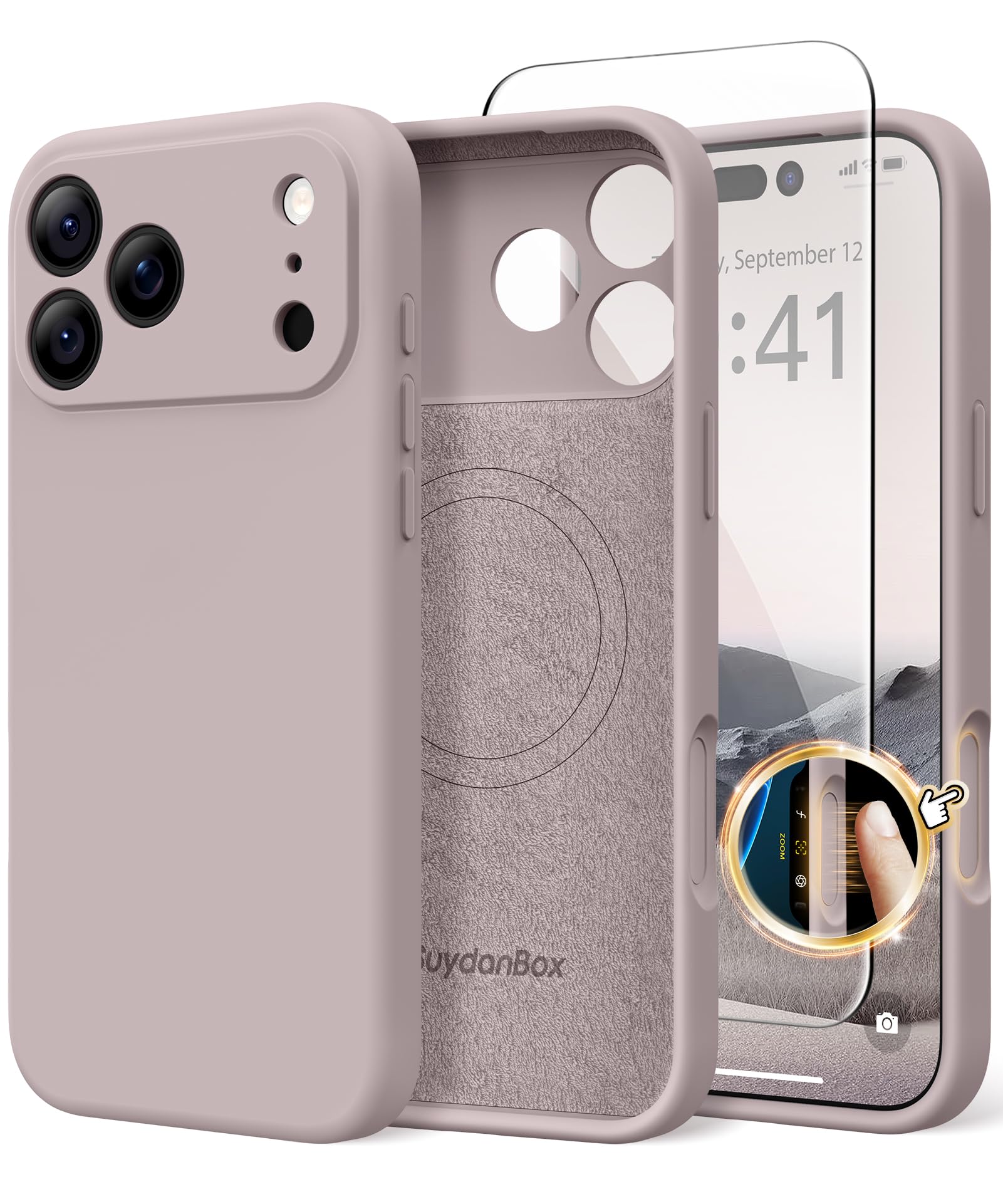 Magnetic for iPhone 18 Pro Max/iPhone 17 Pro Max Case Silicone