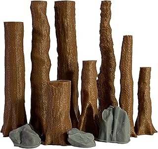 Extruded Gaming Redwood Trees Set 2