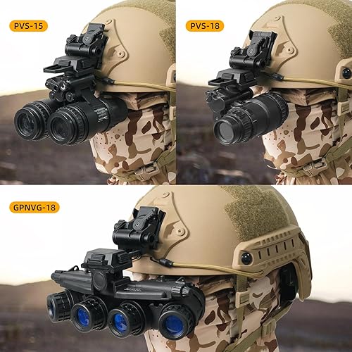 Miniatura 6 de Gafas de visión nocturna NVG Mount para casco L4G24 PVS1518 (negroTAN)