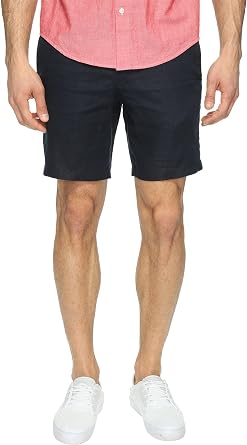 8 Inch Washed Linen Short Slim 