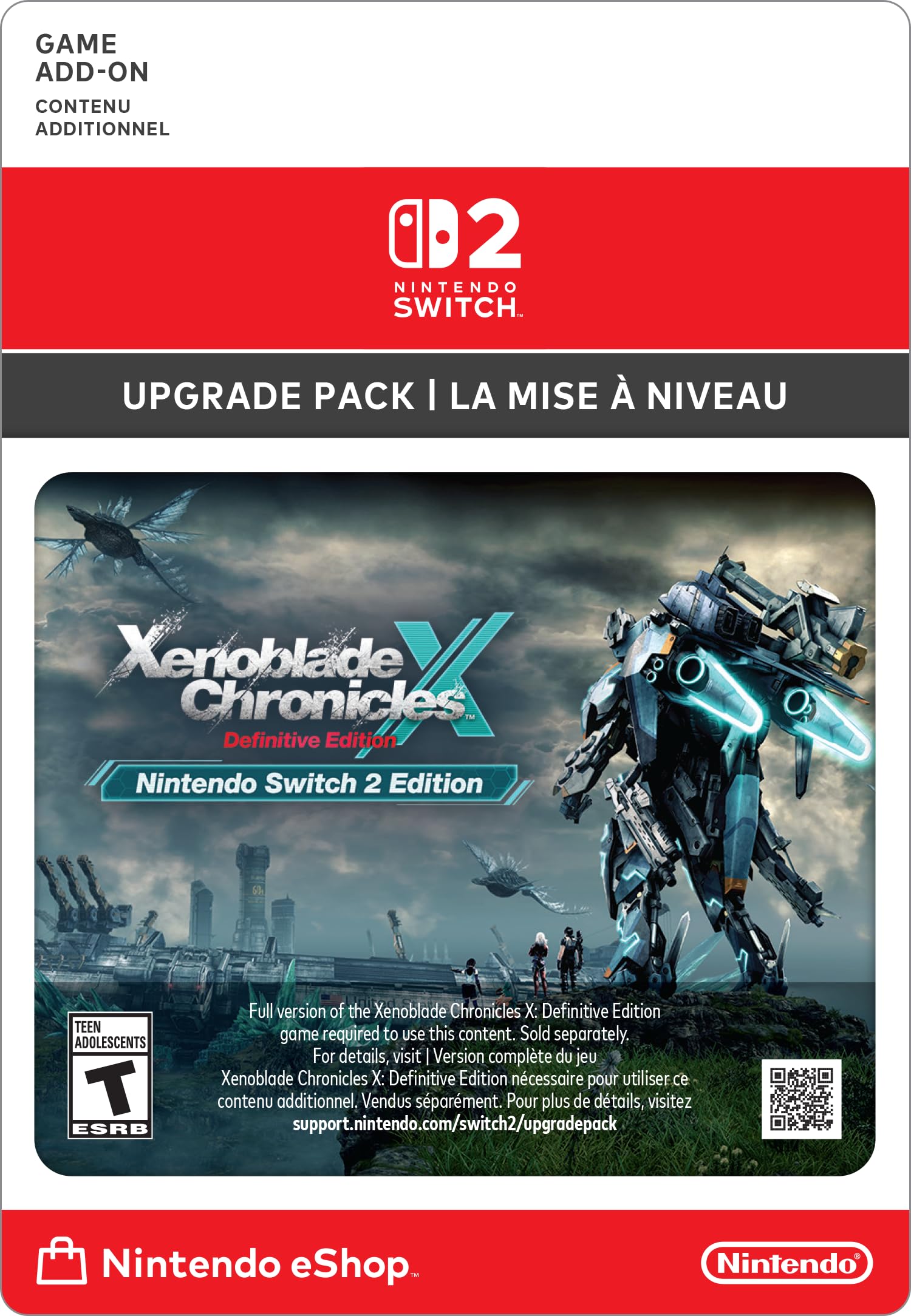 Xenoblade Chronicles X – Definitive Edition Upgrade Pack