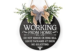 Working From Home Sign: Your Work-Life Balance Savior