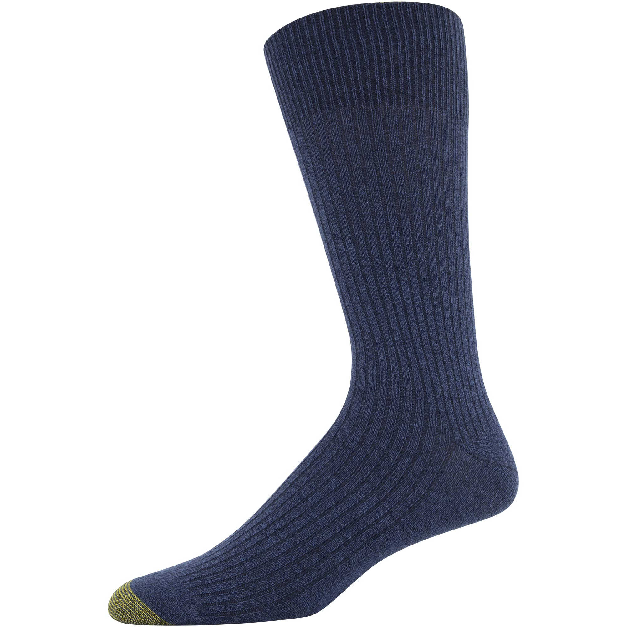 Gold Toe Stanton Crew - Calcetines multipar para hombre (12 unidades), Chambray/Denim/Midnight (12 pares), L