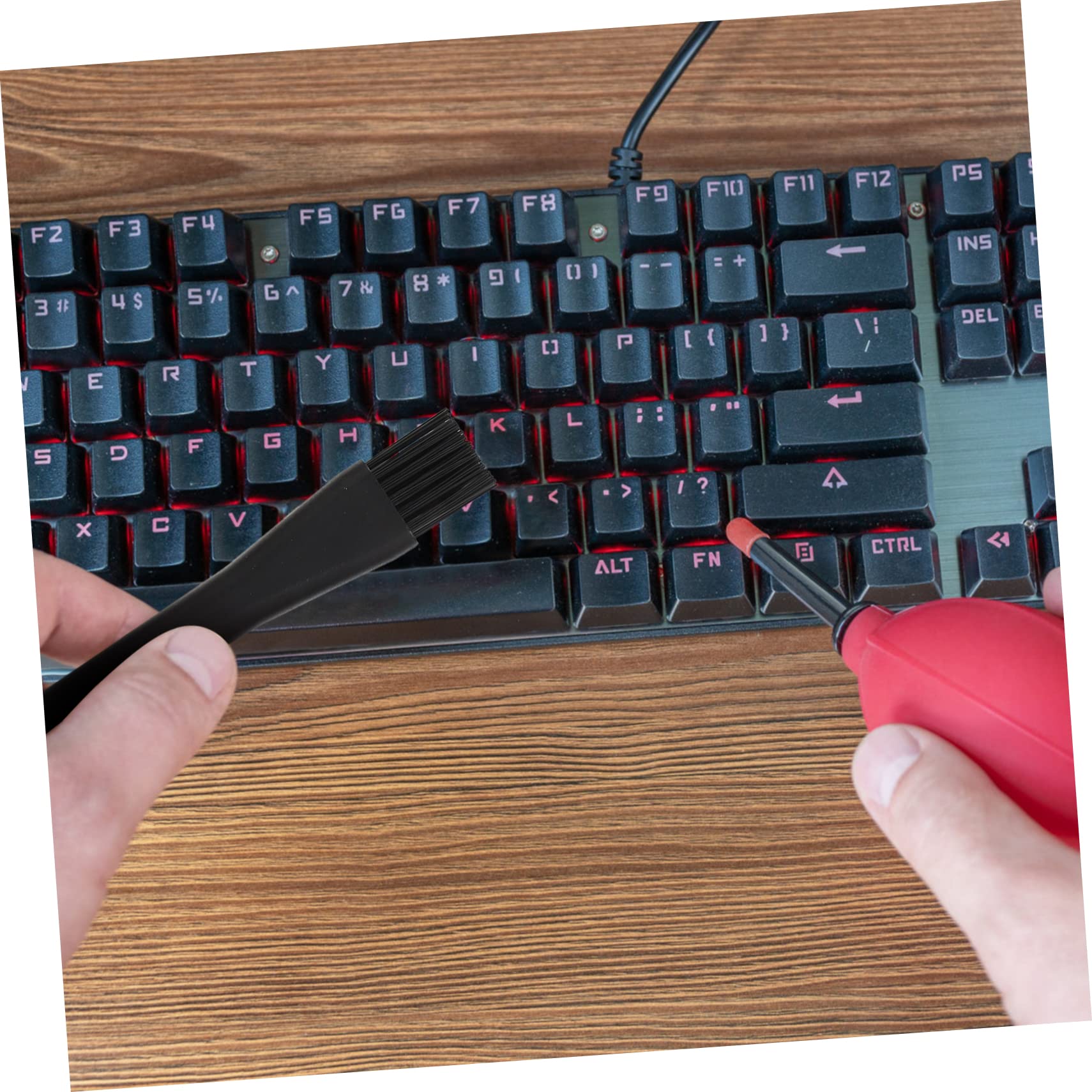 Housoutil Material 11pcs Keyboard Cleaning Brush Anti-Static Cleaning Kit for Home Electronic Cleansing Tools