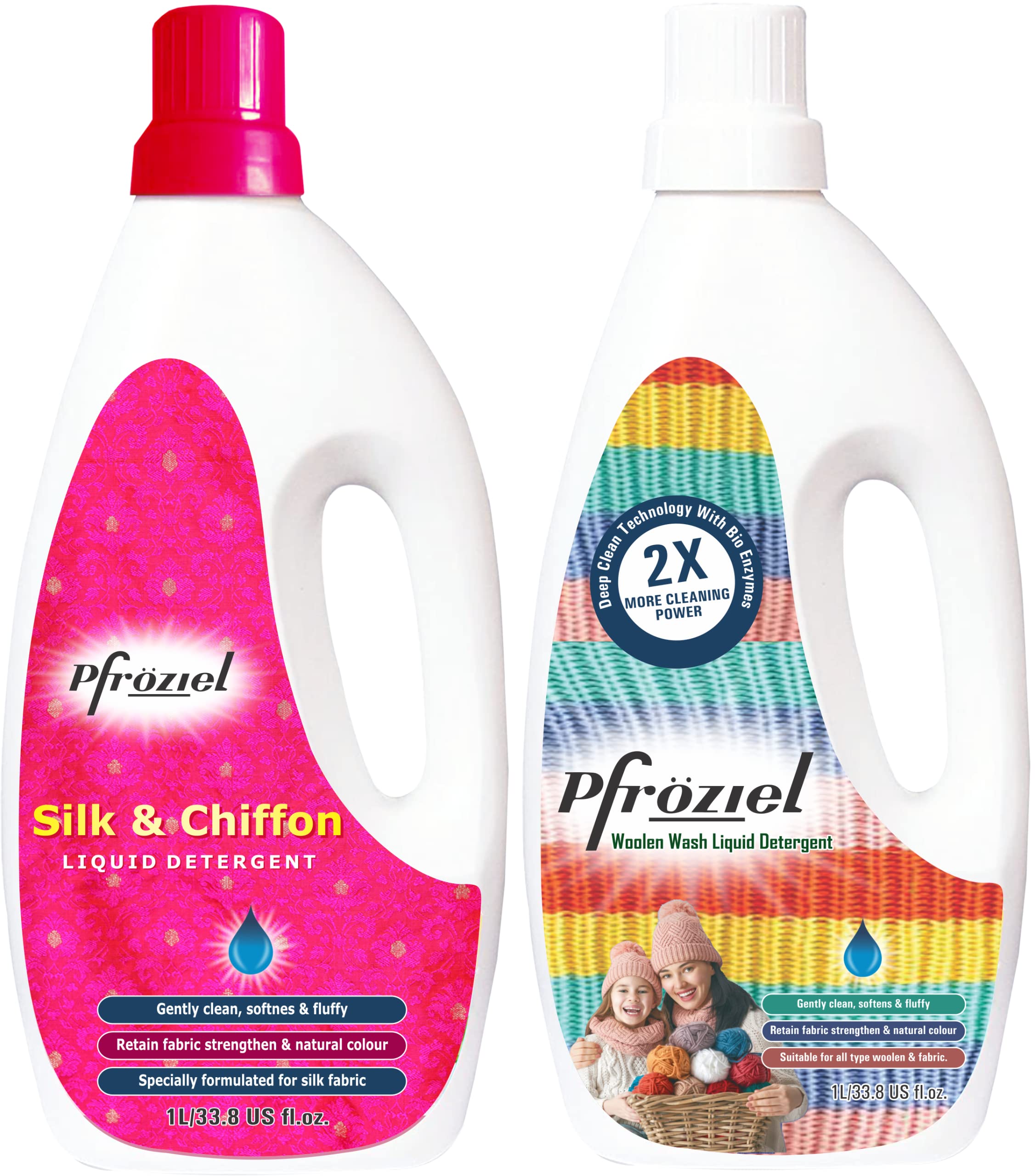 Pfroziel silk, chiffon & Woolen Wash Laundry Liquid Detergent (1ltr) Combo (B0BS3W8NM5) Amazon Price History, Amazon Price Tracker