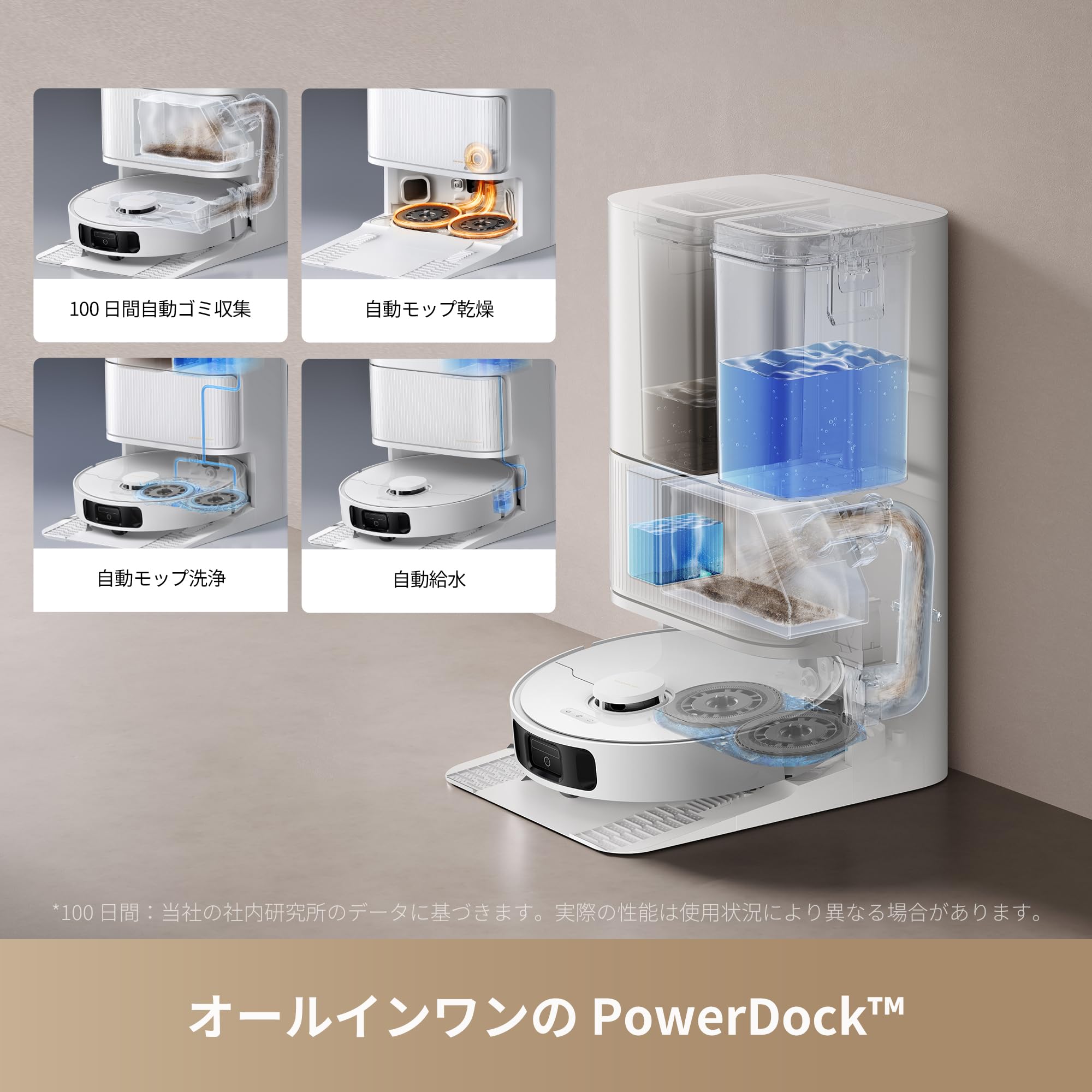 自動ゴミ収集機能付きロボット掃除機 L40 Ultra CE Amazon | dreame (ドリーミー) L40Ultra CE ロボット掃除機 13,000 Pa