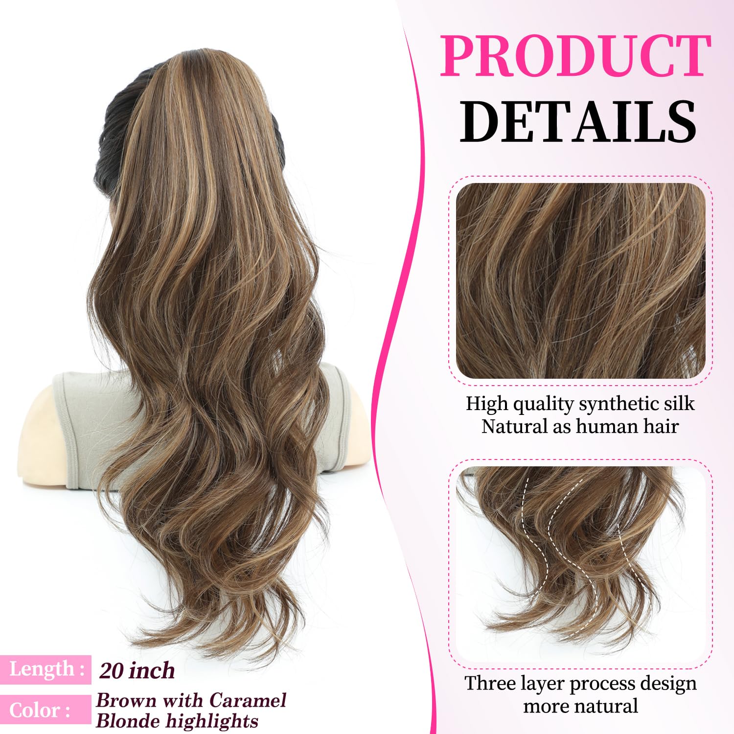 FINE PLUS Ponytail Extension - Image 2