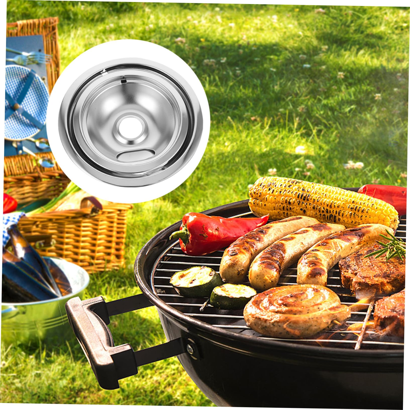 balacoo 2pcs Grease Tray Catch Pan Replacement for Grill Electric Stove Drip Pans Universal Iron Drip Pans