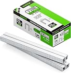 meite 22 Gauge 71 Series 3/8-Inch Crown Staple 1/4-Inch Leg Galvanized Staples Fine Wire for Upholstery Stapler 10,020 PCS