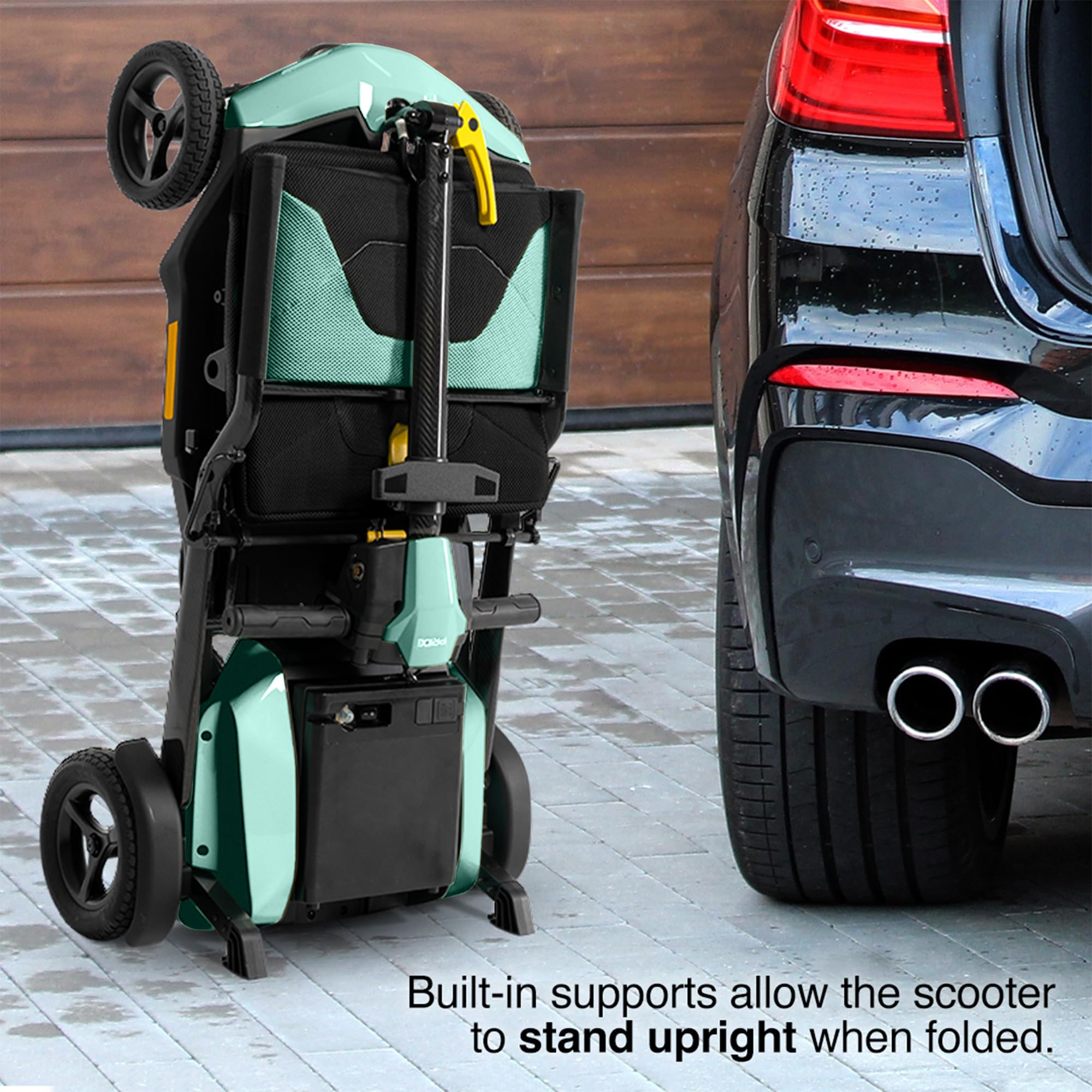 Pride Go Go - Scooter súper portátil + kit de actualización de viaje