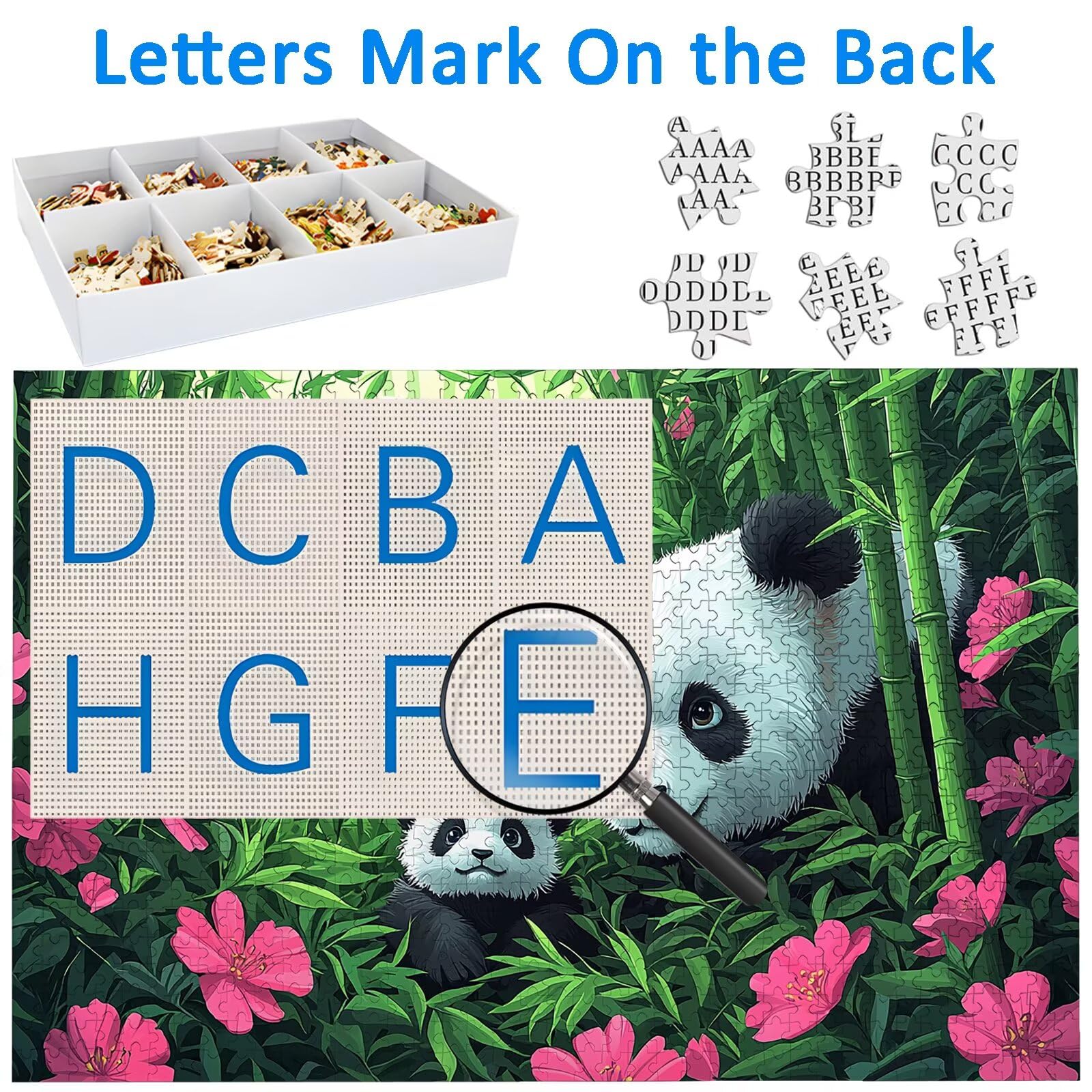 Puzzle Fantaisie 4000 Pièces Adultes, Puzzle 4000 Pièces pour Adultes et Enfants à Partir de 14 Ans, Panda Puzzles Bois de Qualité Supérieure avec Une Boîte d'emballage Exquise, Cadeau Femme, -1057