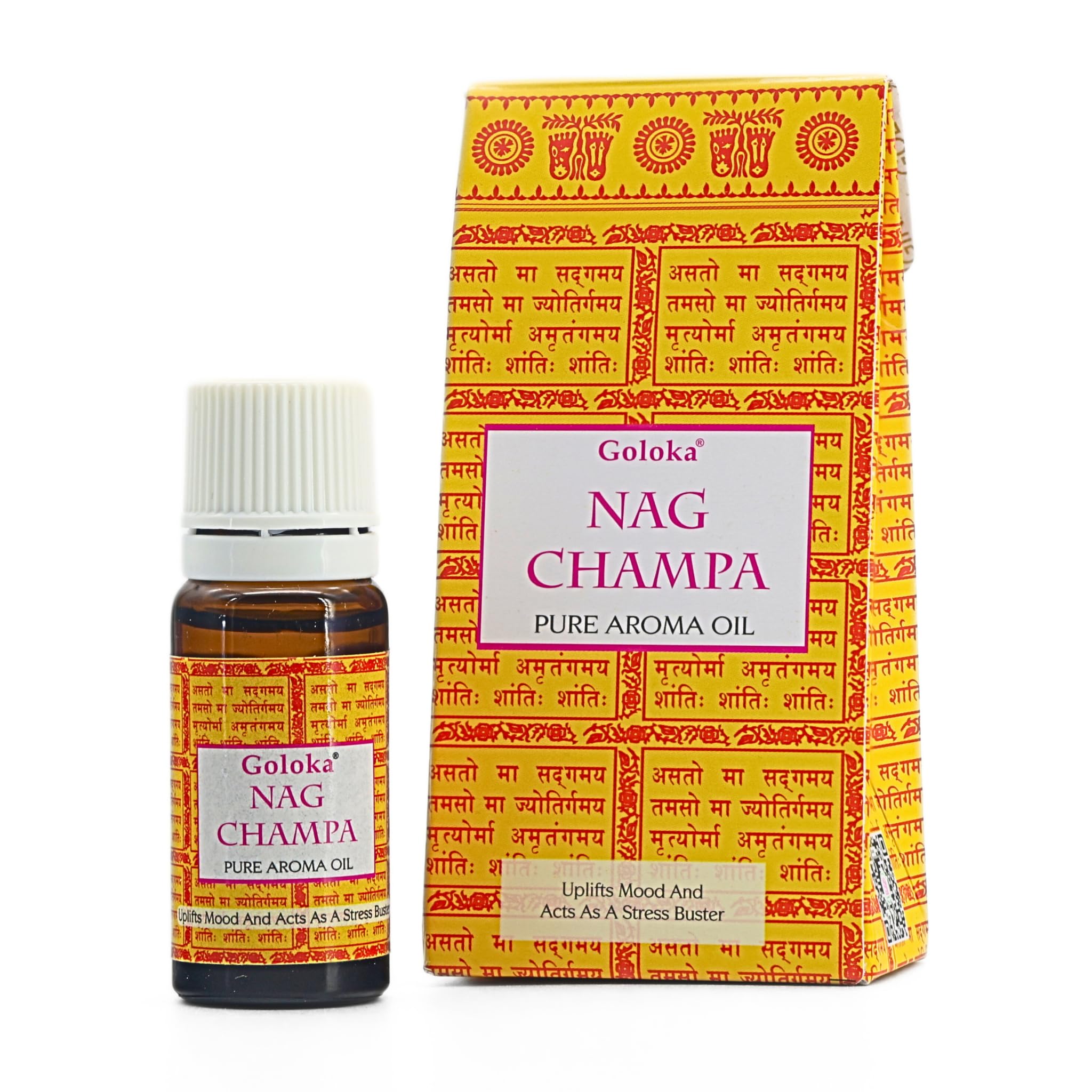 LAVISA Goloka Essential Oil - Natural Fragrances for Aromatherapy, Diffuser, Oil Burner | (Nag Champa)