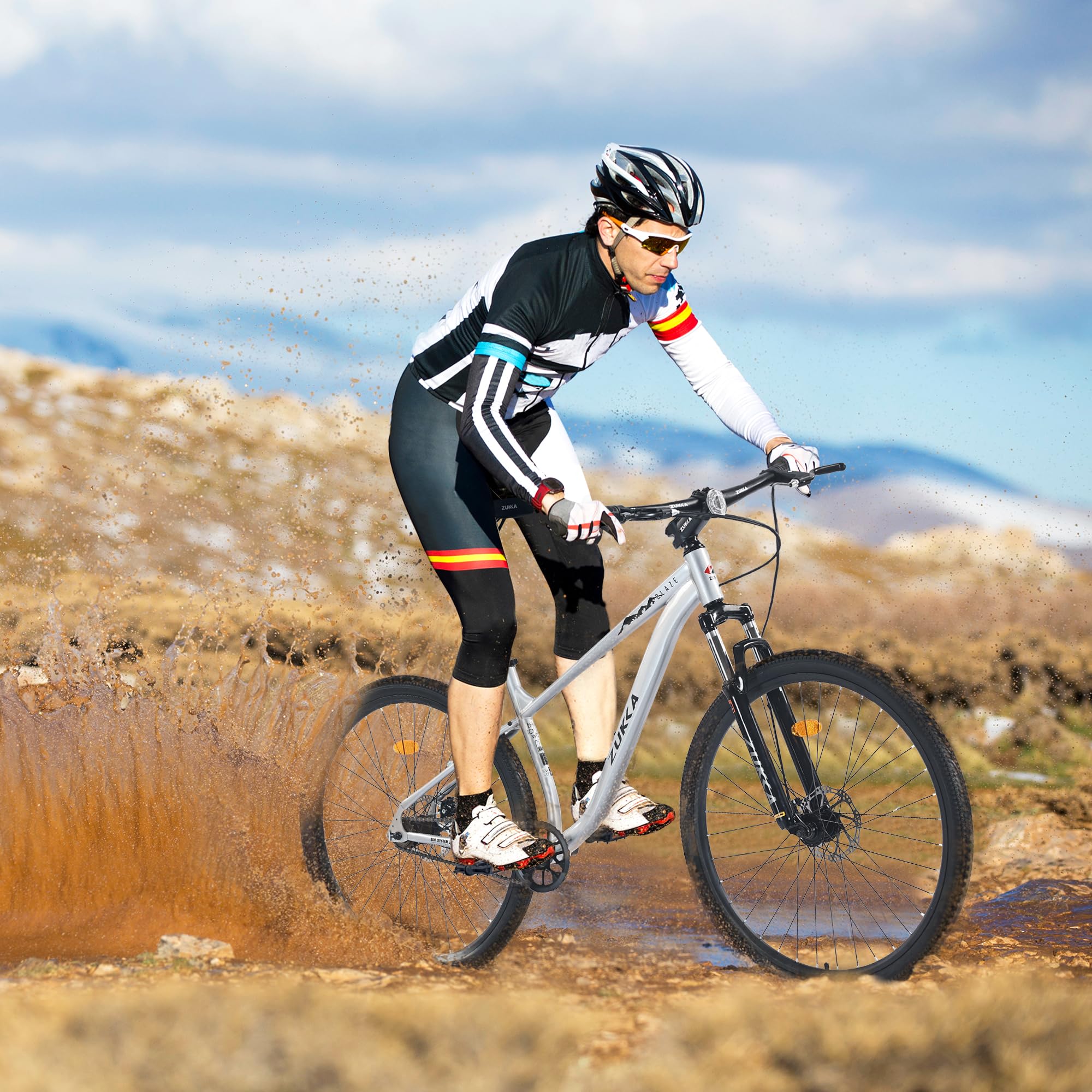 Amazon.com: ZUKKA Bicicleta de montaña de 29 pulgadas, 1/8 de