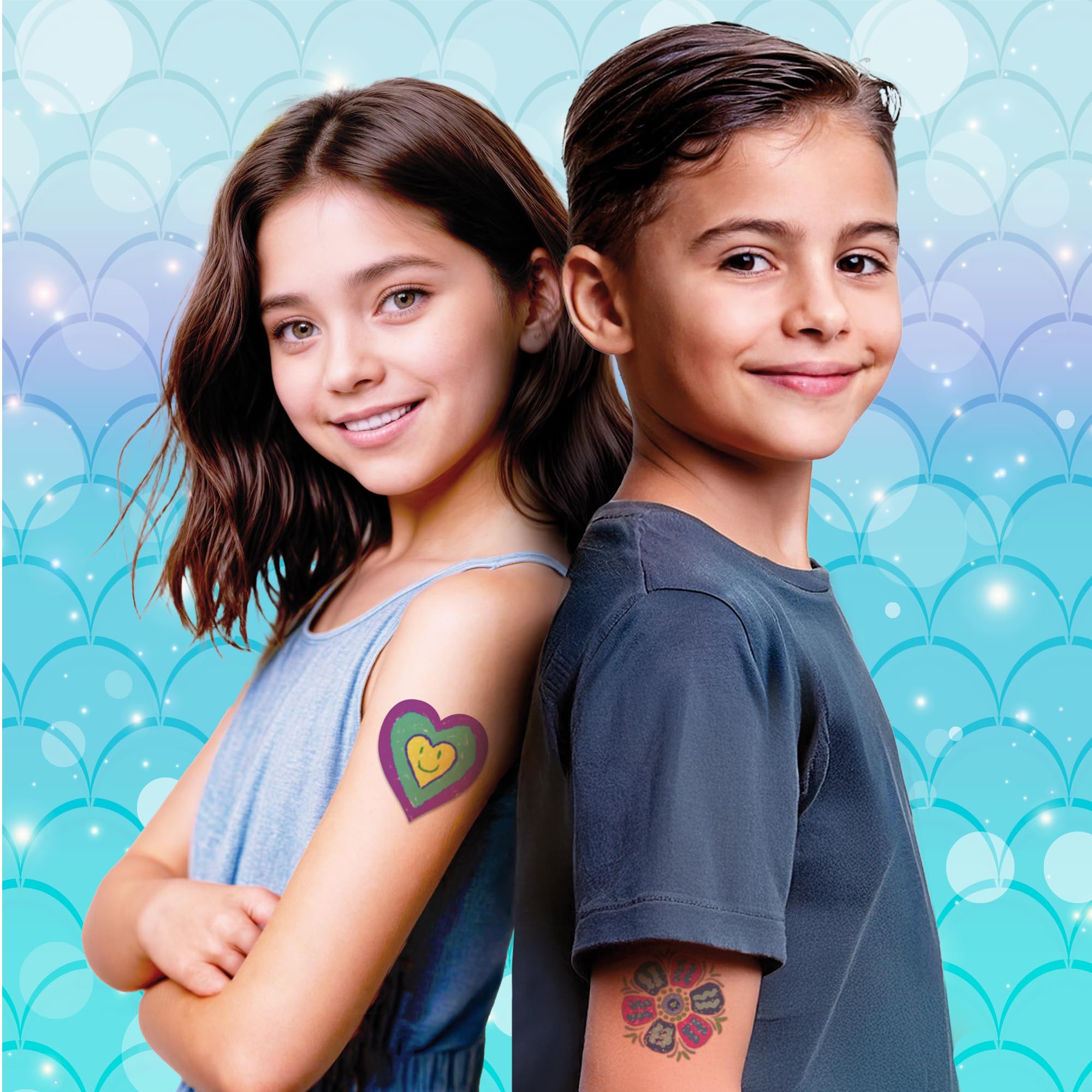 CREA Tus Tatuajes, Plasma tu Estilo en tu Piel, 40 Tatuajes de 4 Formas Diferentes, Diseña sin límite, Bizak (35005069)