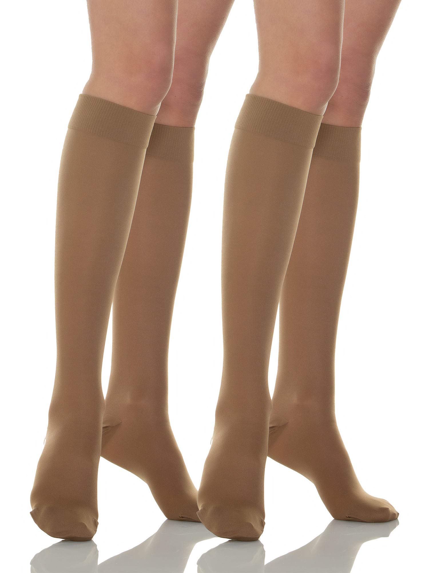 Relaxsan Basic 950 Kompressionskniestrümpfe Damen 22-27 mmHg, Kompressionsstrümpfe 280 Den