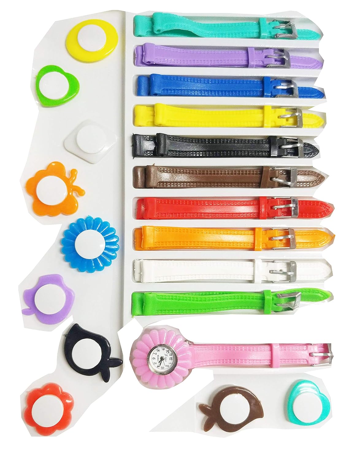 faas Stainless Steel Analogue Girl’s Watch (Multicolored Dial & Strap) faas Stainless Steel Analogue Girl’s Watch (Multicolored Dial & Strap)