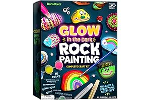 Kids Toys 5-8 Glow in the Dark Rock Painting Kit